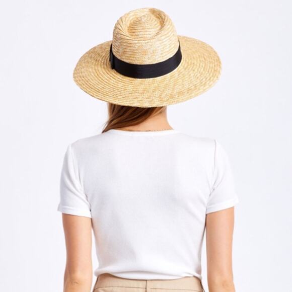 NWT Brixton Joanna straw hat in Honey Size Medium